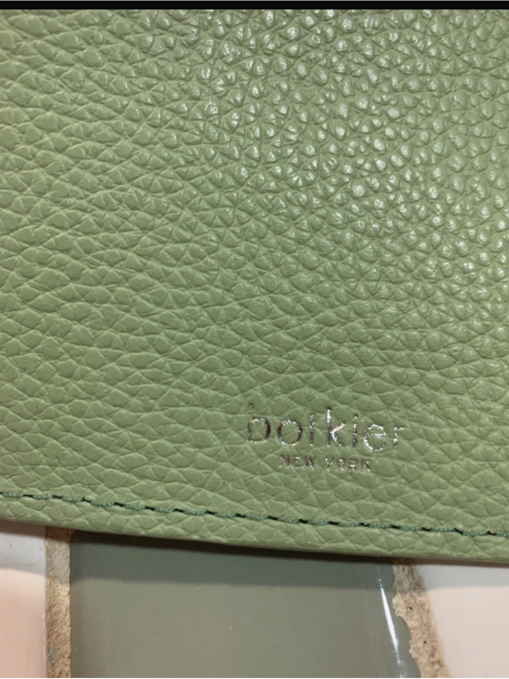 Botkier Mint Green Leather Tote with Wristlet - Picture 4 of 7